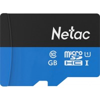 Карта памяти Netac microSDHC P500 Standard 16 ГБ (NT02P500STN-016G)