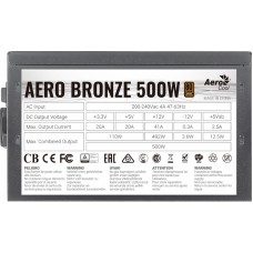 Блок питания Aerocool Aero Bronze 500W