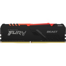 Оперативная память Kingston Fury Beast RGB DDR4 1x8Gb 3600Mhz (KF436C17BBA/8)
