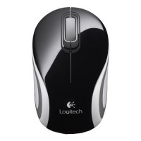  Logitech M187 Wireless Mini Mouse Black USB 