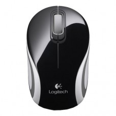  Logitech M187 Wireless Mini Mouse Black USB 