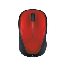 Logitech Wireless Mouse M235 Red-Black USB