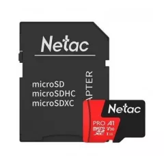 Карта памяти Netac microSD P500 Extreme Pro + Adapter 128 ГБ (NT02P500PRO-128G)