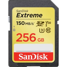 Карта памяти SanDisk Extreme SDXC 256 ГБ (SDSDXV5-256G-GNCIN)
