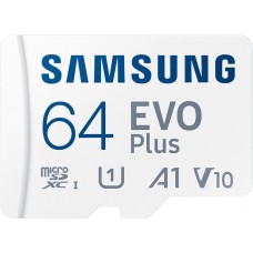 Карта памяти Samsung EVO Plus A2 V30 UHS-I U3 64 ГБ (MB-MC64KA/RU)
