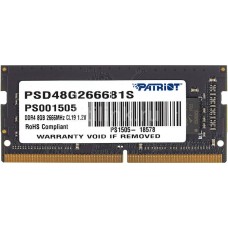 Оперативная память PATRIOT SO-DDR4 1x8Gb 3200MHz (PSD48G320081S)
