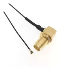 Пигтейл U.Fl - SMA (female) угловой