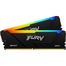 Оперативная память Kingston Fury Beast DDR4 RGB 2x16Gb 3200Mhz (KF432C16BB2AK2/32)