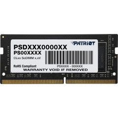 Оперативная память Patriot Memory Signature SO-DIMM DDR4 1x8GB 2666Mhz (PSD48G26662S)