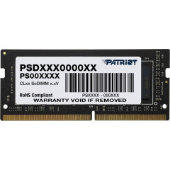 Оперативная память Patriot Memory Signature SO-DIMM DDR4 1x8Gb 3200Mhz (PSD48G320081S)