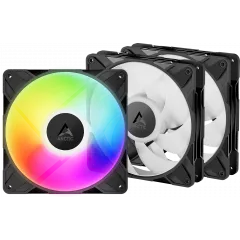 Комплект вентиляторов ARCTIC P14 Pro A-RGB Black 3-pack (ACFAN00320A)