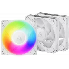Комплект вентиляторов ARCTIC P12 Pro A-RGB White 3-pack (ACFAN00326A)