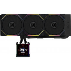 Водяное охлаждение Lian Li HydroShift II LCD-S 360 TL Black (GHS2LCDS36TB)