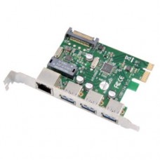 Сетевая карта PCI-E +USB3.0 контроллер ExeGate EXE-361