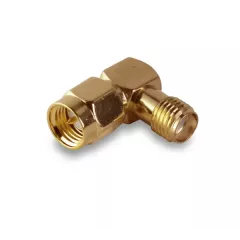 Переходник SMA (male) - SMA (female) угловой
